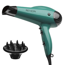 Volume Booster Hair Dryer  1875W for Voluminous Lift and Body, Green 