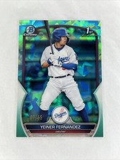 2023 Bowman Sapphire Edition Chrome Prospects Aqua /55 Yeiner Fernandez #BCP-138