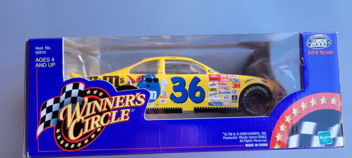 ミニカー NASCAR NASCAR KEN SCHRADER 2000 WINNER'S CIRCLE M&M #36 1/24 SCALE