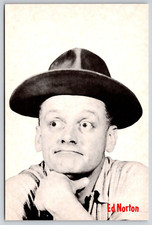 Edward Norton Art Carney The Honeymooners Publicity Postcard UNP 6x4