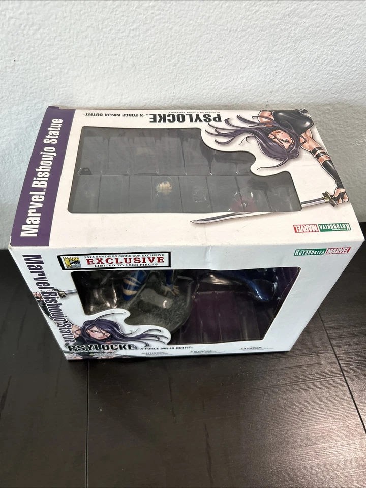 G2U SDCC 2014 Exclusivo Marvel Bishoujo Estatua Psylocke XForce Ninja Traje Foto 4 de 4