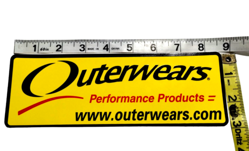 OUTERWEARS SHOCKWEARS PRE-FILTERS MX ATV OFF-ROAD DECAL STICKER EMBLEM 8.5" Wide - Picture 1 of 2