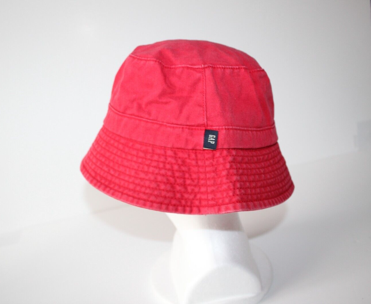 Cappello berretto GAP bambino rosso pony secchiello L XL