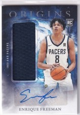 2024-25 Panini Origins NBA RJA-EFP Enrique Freeman Rookie Patch Auto