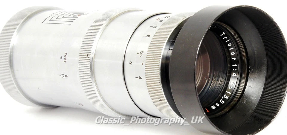 Carl ZEISS Jena TRIOTAR 1:4 f=13,5cm T Coated M42 + DIGITAL fit Telephoto Lens - Image 4 of 4