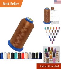 Premium 210D/3 Polyester Thread Spool - Perfect for Upholstery  DIY Crafts