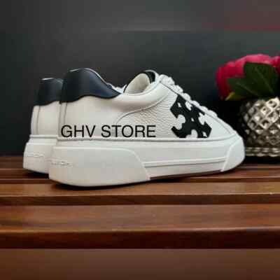 Tory Burch Signature Color Block Platform Leather Sneaker