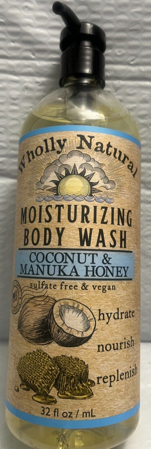 NATURAL WUNDERZ WHOLLY NATURAL MOISTURIZING BODY WASH COCONUT&MANUKA
