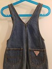 Vintage 90's Baby Guess Denim Overalls Short Size 24 Mo. USA Made — photo 4