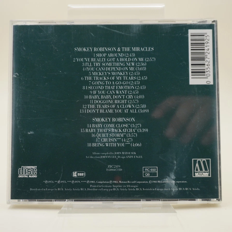 Smokey Robinson And The Miracles – 18 Greatest Hits | CD | Zustand sehr gut - Bild 2 von 2