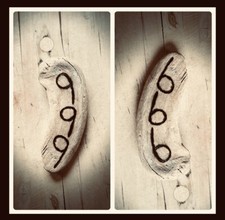 Drift Wood Unique Enchanted Santa Cruz Angel Numbers 999 666 Hand Crafted Art