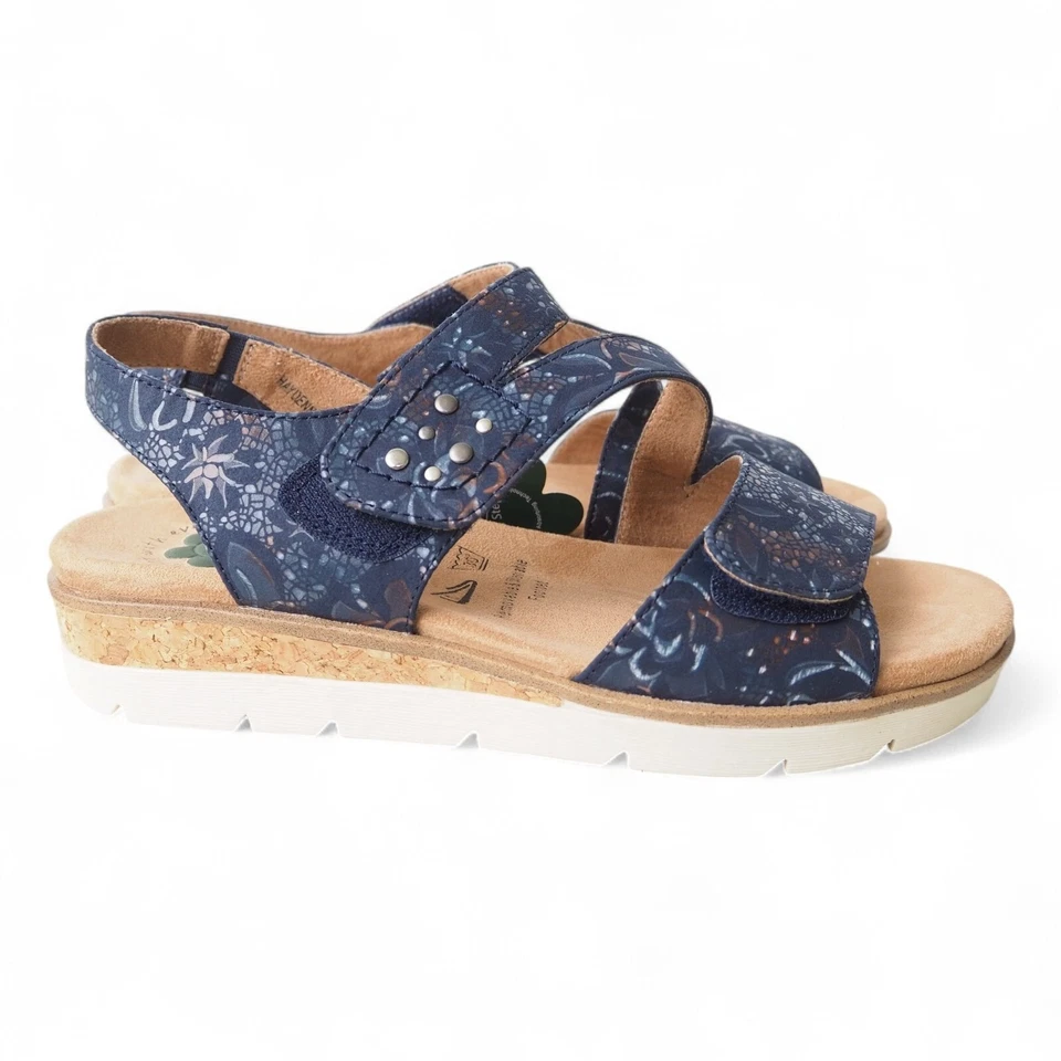 Spring Step Relife Haydennie Slingback Sandals Navy 19027-2211 Women's 9/40 - Image 4 of 4