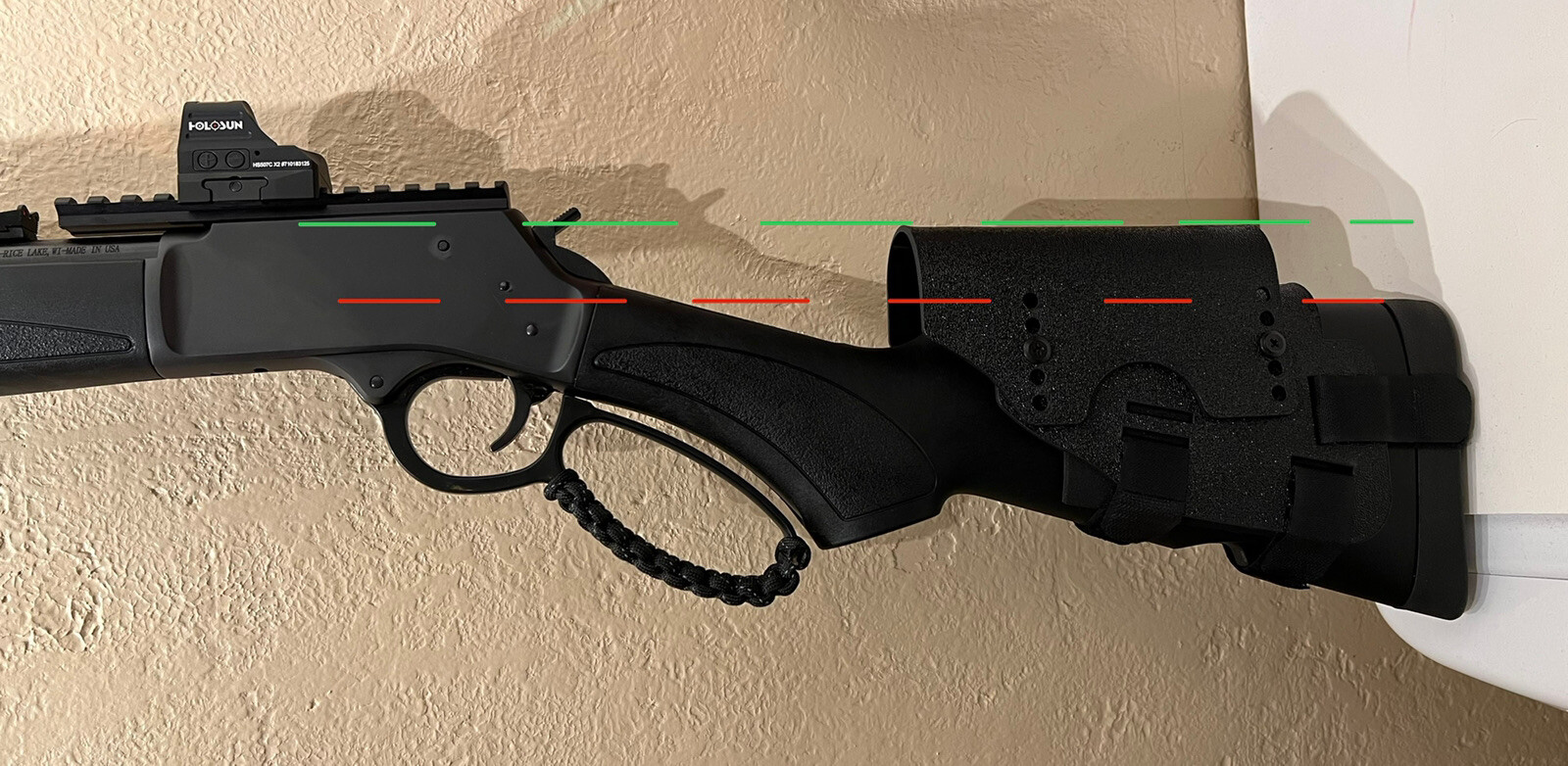 Marlin Henry Winchester Lever Action Loop Adjustable Cheek Rest Stock