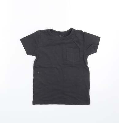 NEXT Jungen T-Shirt grau Baumwollmischung Größe 7 Jahre