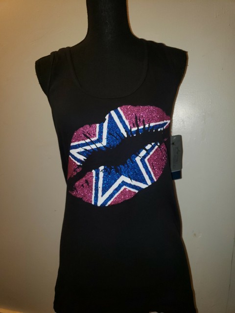 Cowboys Her Style Womens Top Tank Blouse Size Large New | eBay