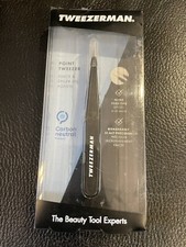 Tweezerman 3.8-in Home Salon Professional Slant Stainless Steel Hair Tweezer