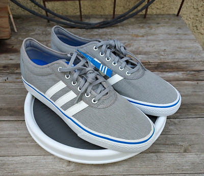 NWOB ADIDAS G59208 Adi Ease Men's Size 13 Gray / White Skate Shoes
