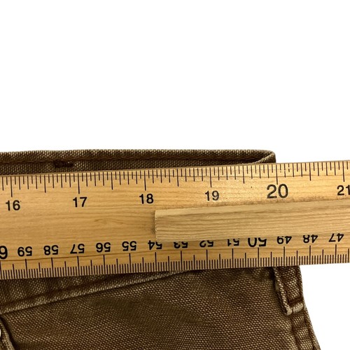 Dickies Carpenter Jeans Relaxed Fit Brown Mens 40W 30L Duck Canvas ED218 - Picture 14 of 19