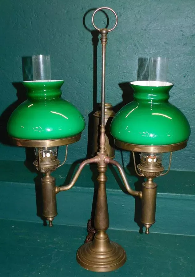Antique student lamp deals