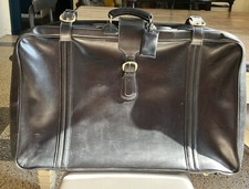 vintage prada leather suitcase