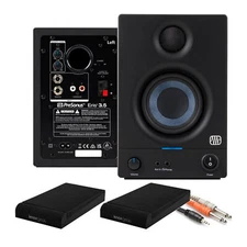 PreSonus Eris 3.5 3.5-Inch Studio Monitor with Isolation Pads and Cable