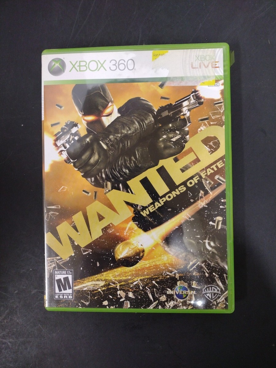 Wanted: Weapons Of Fate Xbox 360 PREOWNED COMPLETE CIB