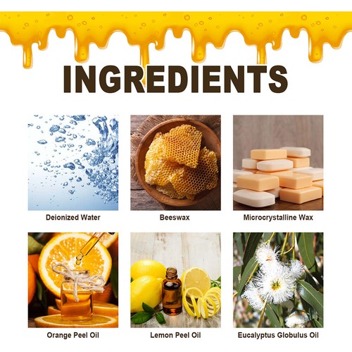 Bee Wax Furniture Polish Spray: Natural Micro-Molecularized Beeswax with Tool - Picture 4 of 18