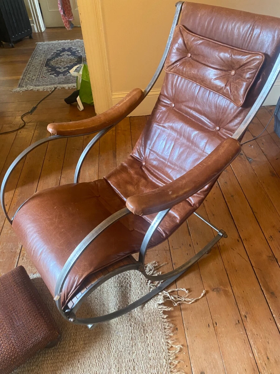 Rocking chair 2024 wrought iron