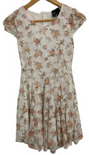 Windsor Dress Women's Small Floral Lace Zip Lined  Prairie Country