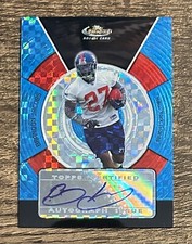 2005 Topps Finest Blue X-Fractor Refractor /150 Brandon Jacobs Rookie Auto