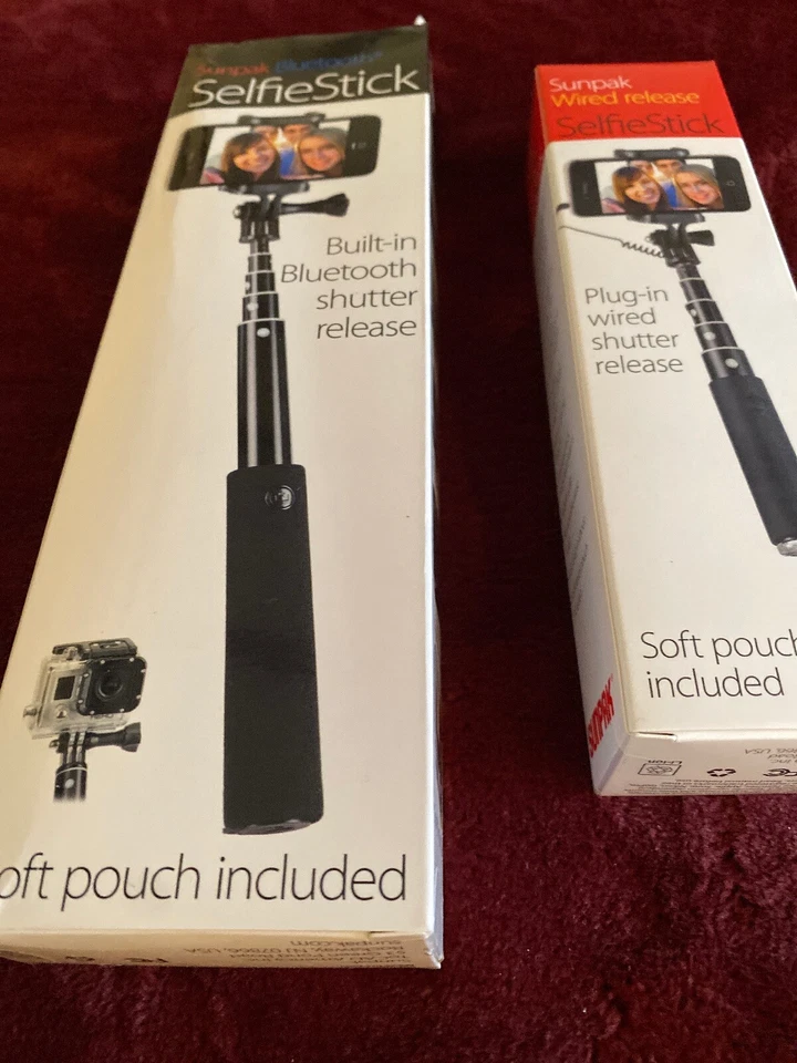 2 Sunpak Extendable Selfie Stick Monopod Bluetooth Shutter for 12.00 - Image 2 of 4