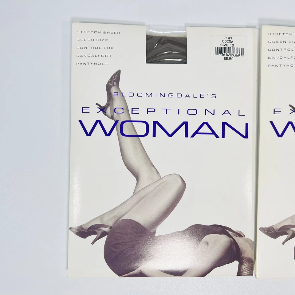 Pantimedias Bloomingdale’s Excepcional Estilo 7147 Talla 1X Negro Cacao 2 Pares Foto 2 de 4