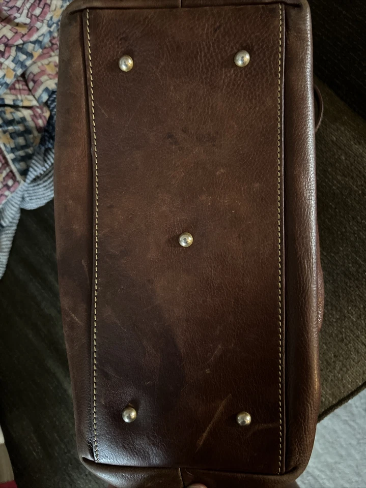 Dooney & Bourke Florentine Leather Large Zip Barlow Satchel - Image 4 of 4