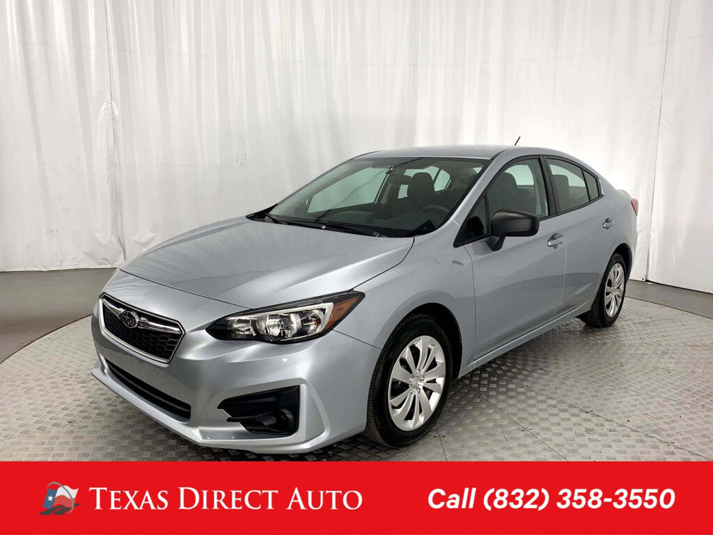 2018 Subaru Impreza 2.0i Texas Direct Auto 2018 2.0i Used 2L H4 16V Automatic AWD Sedan