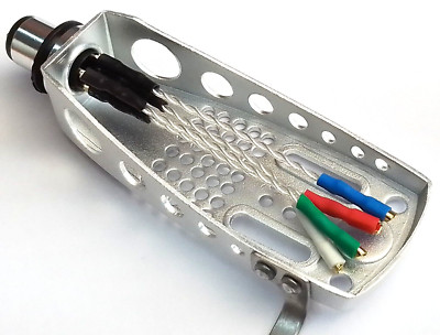 SME Style Litz 5N Silver Wired Silver Headshell für SME M2-12R Tonarme