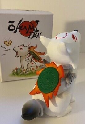 Okamiden Chibiterasu VERY RARE Wolf Vinyl Figure Exclusive Okami Den