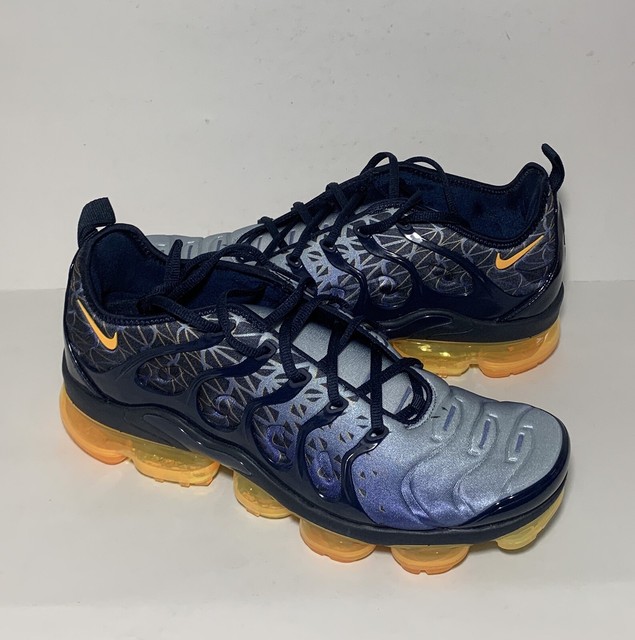 air vapormax plus geometric obsidian laser orange