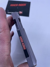 Mach Rider Nintendo NES Box Hangtab 5 Screw Rare Authentic & Tested ( Box Damage