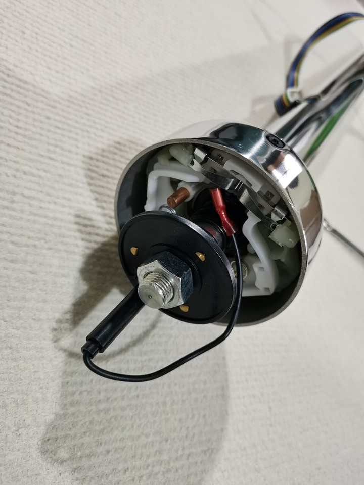 Universal 30'' Stainless Steel Straight Steering Column Polished ...