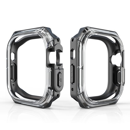 Etui na APPLE Watch Ultra 2 49mm Series 9 8 7 6 5 SE Silikonowe etui pancerne Cover - Zdjęcie 7 z 18