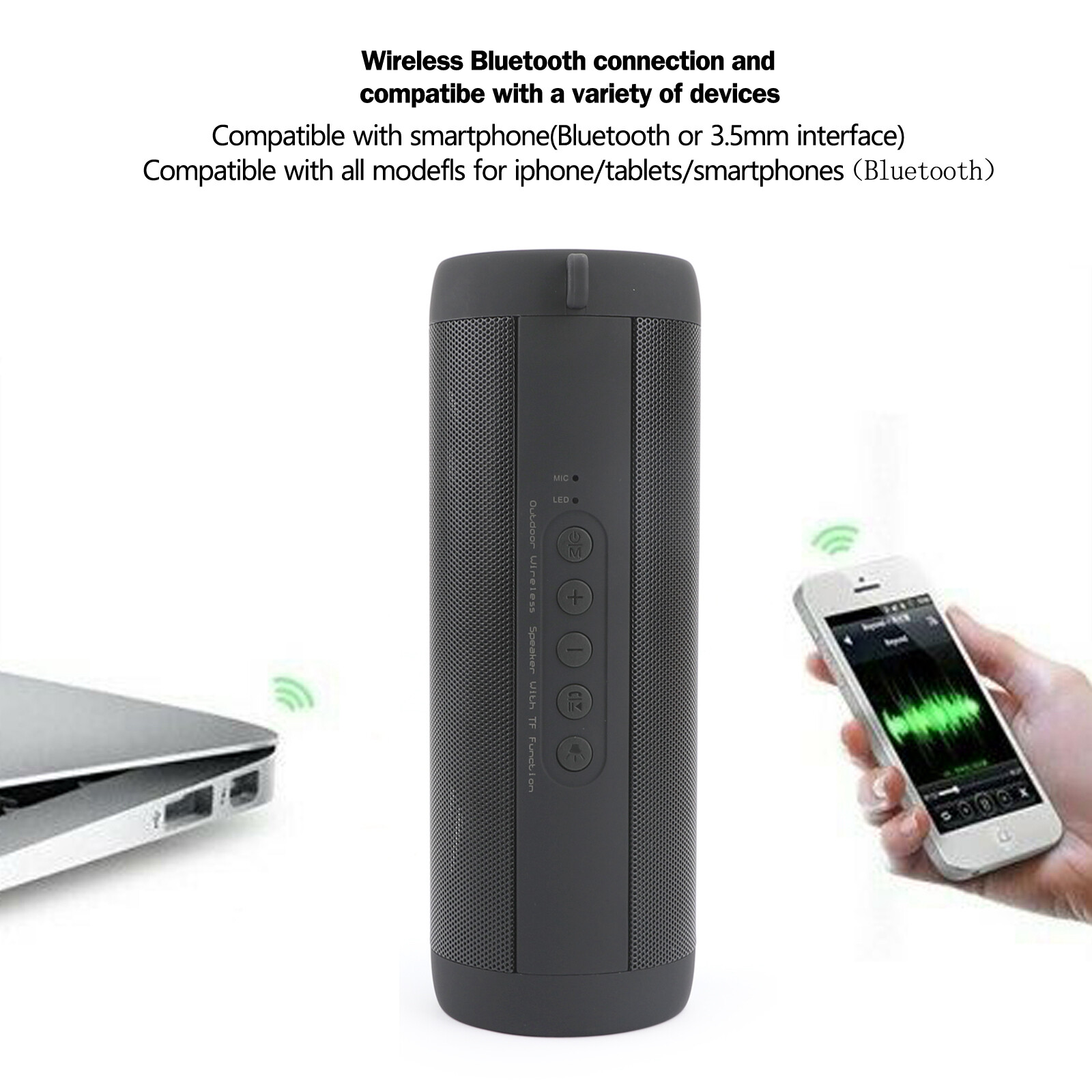 outdoor wireless speaker with tf function