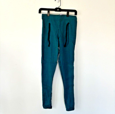 Men's Leggings Costume Pirate Medieval Renaissance Faire TEAL MEDIUM