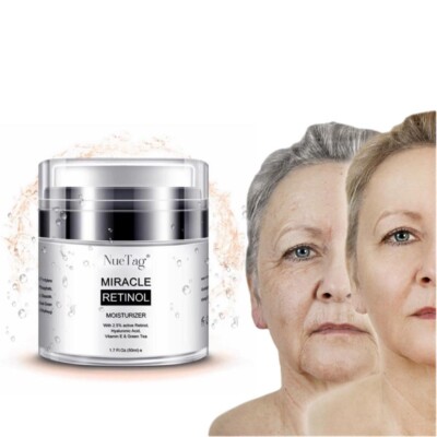 Retinol Cream For Face Anti Aging + Hyaluronic Acid & Vitamin A E & Green tea