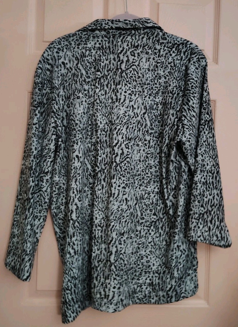 Classic Elements Gray 1X Polyester 3/4 Sleeve Blo… - image 6