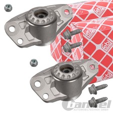 2x FEBI FEDERBEINSTÜTZLAGER DOMLAGER HINTEN für AUDI A3 8P Q3 VW GOLF 4 PASSAT