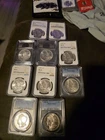 Lot Of 10 Morgan Silver Dollars 1881-1921