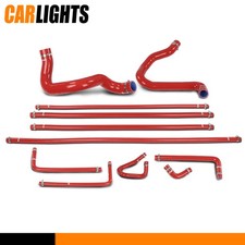 Fits 88-94 Ford F150 F250 F350 Bronco 5.0l5.8l Red Radiator Heater Hose Kit Fits 88-94 Ford F150 F250 F350 Bronco 5.0l5.8l Red Radiator Heater Hose Kit