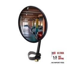 5.9-inch Round Convex Mirror with Tube Mounting Bracket- Convex Blind Spot