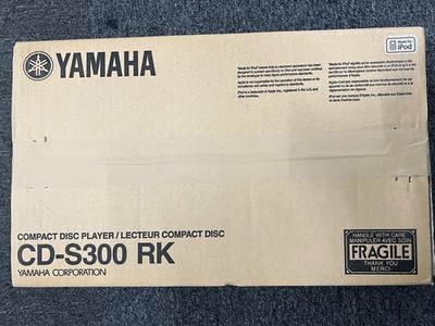BRAND NEW FACTORY SEALED YAMAHA CD-S300 RK COMPACT DISC PLAYER 