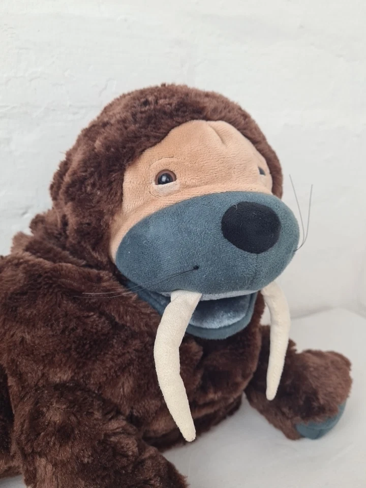 Rare Manhattan Toy Company Warren Walrus Wildlife Collection Hand Puppet Large - Image 3 of 4